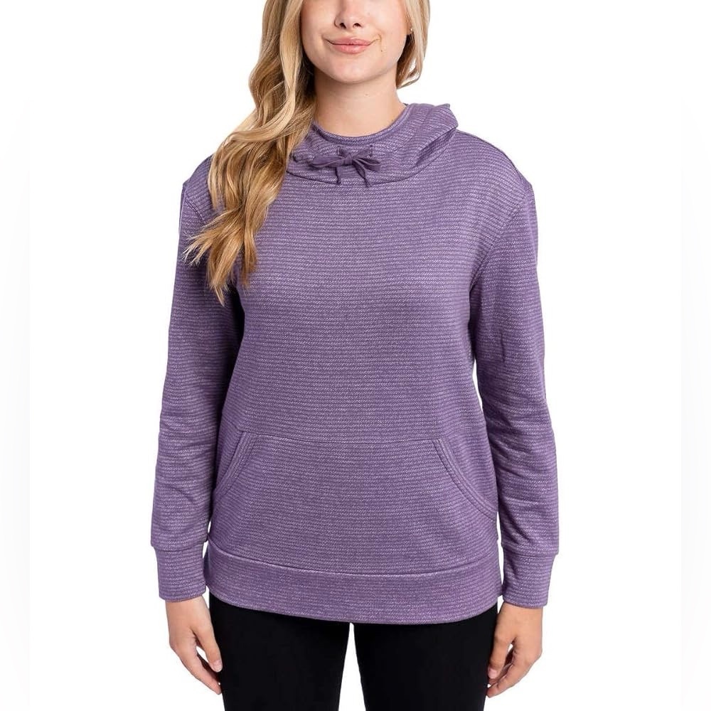 Champion Women's French Terry Hoodie - Purple - Medium